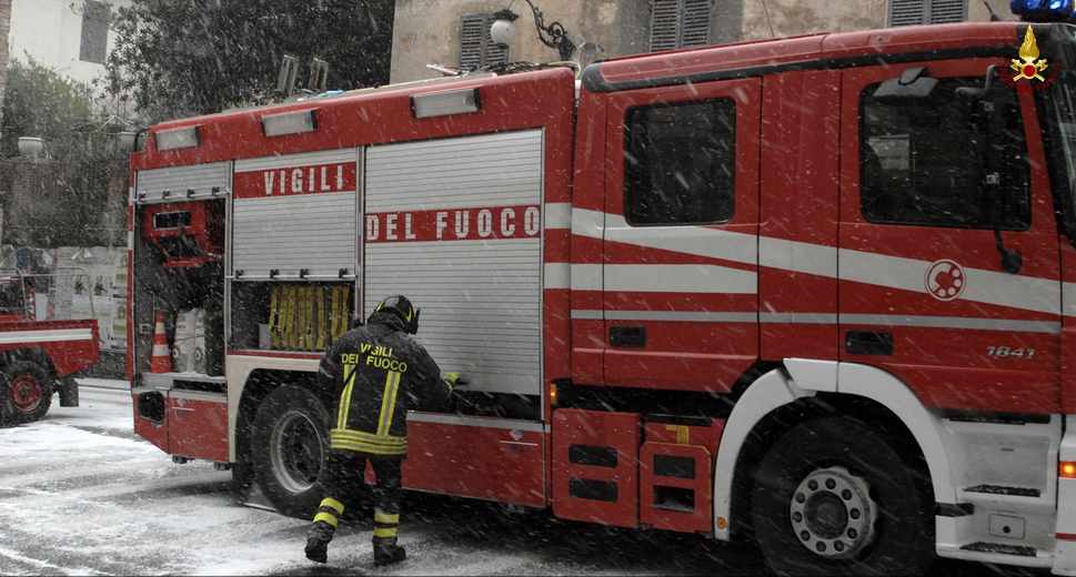 Perugia, incendio appartamento a Spoleto