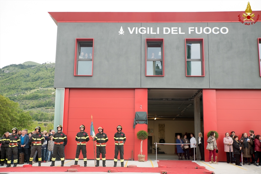 Perugia, inaugurazione ed intitolazione della nuova sede del distaccamento di Gubbio