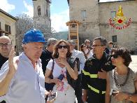Perugia, visita delegazione Commissione del fondo solidariet UE a Norcia
