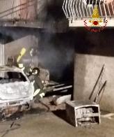 Pesaro-Urbino, incendio garage nel comune di Fossombrone