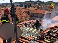 Pescara, in fiamme un appartamento a Montesilvano