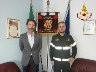 Verbano Cusio Ossola, cerimonia del giuramento dei due Direttori Antincendio assegnati al Comando