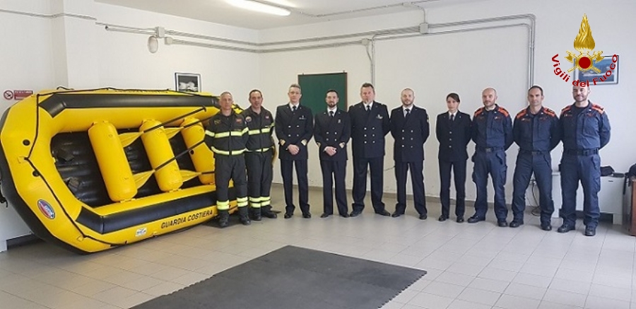 Regione Toscana, esercitazioni congiunte Vigili del fuoco - Capitanerie di Porto