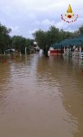 Foggia, numerosi allagamenti causa forti piogge nel comune di Rodi Garganico