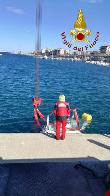 Reggio Calabria, recupero imbarcazione porto turistico di Villa San Giovanni