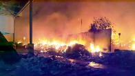Salerno, incendio impianto trattamento di rifiuti a Battipaglia