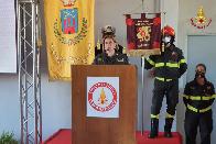 Il comandante dei Vigili del fuoco di Salerno Rosa D'Eliseo
