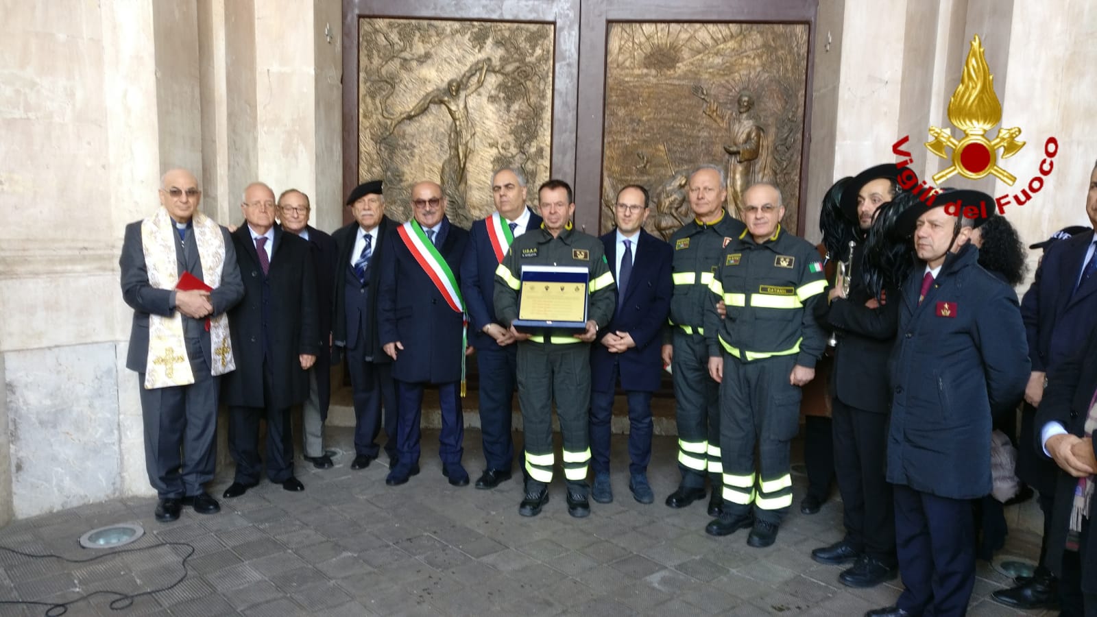 Catania, cerimonia in ricordo dei Vigili del Fuoco caduti in servizio