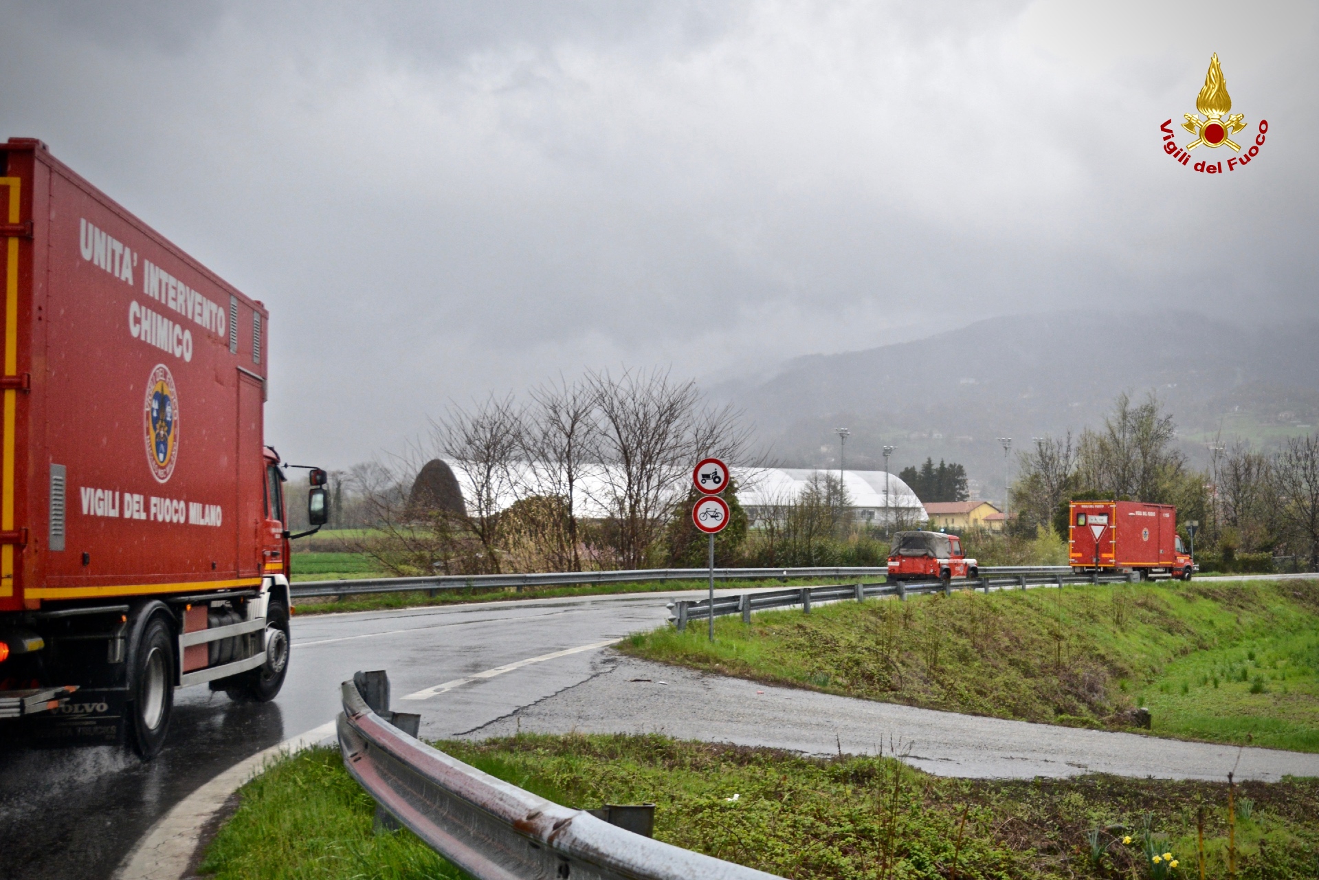Torino, incidente stradale autocisterna GPL nel comune di Cumiana