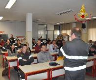 Treviso, corso di formazione professionale presso il Comando provinciale dei Vigili del fuoco