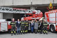 Treviso, corso di formazione professionale presso il Comando provinciale dei Vigili del fuoco
