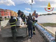 Treviso, l'impegno dei Vigili del Fuoco per l'emergenza maltempo che ha interessato tutta la provincia