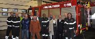 Treviso, rappresentanti dell'Amministrazione comunale in visita al Comando dei Vigili del Fuoco