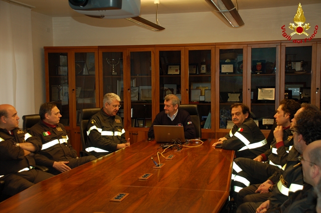  Il Capo del Corpo in visita alla Sala Operativa Regionale Protezione Civile del Friuli Venezia Giulia
