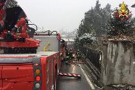 Varese, incendio tetto a Casale Litta