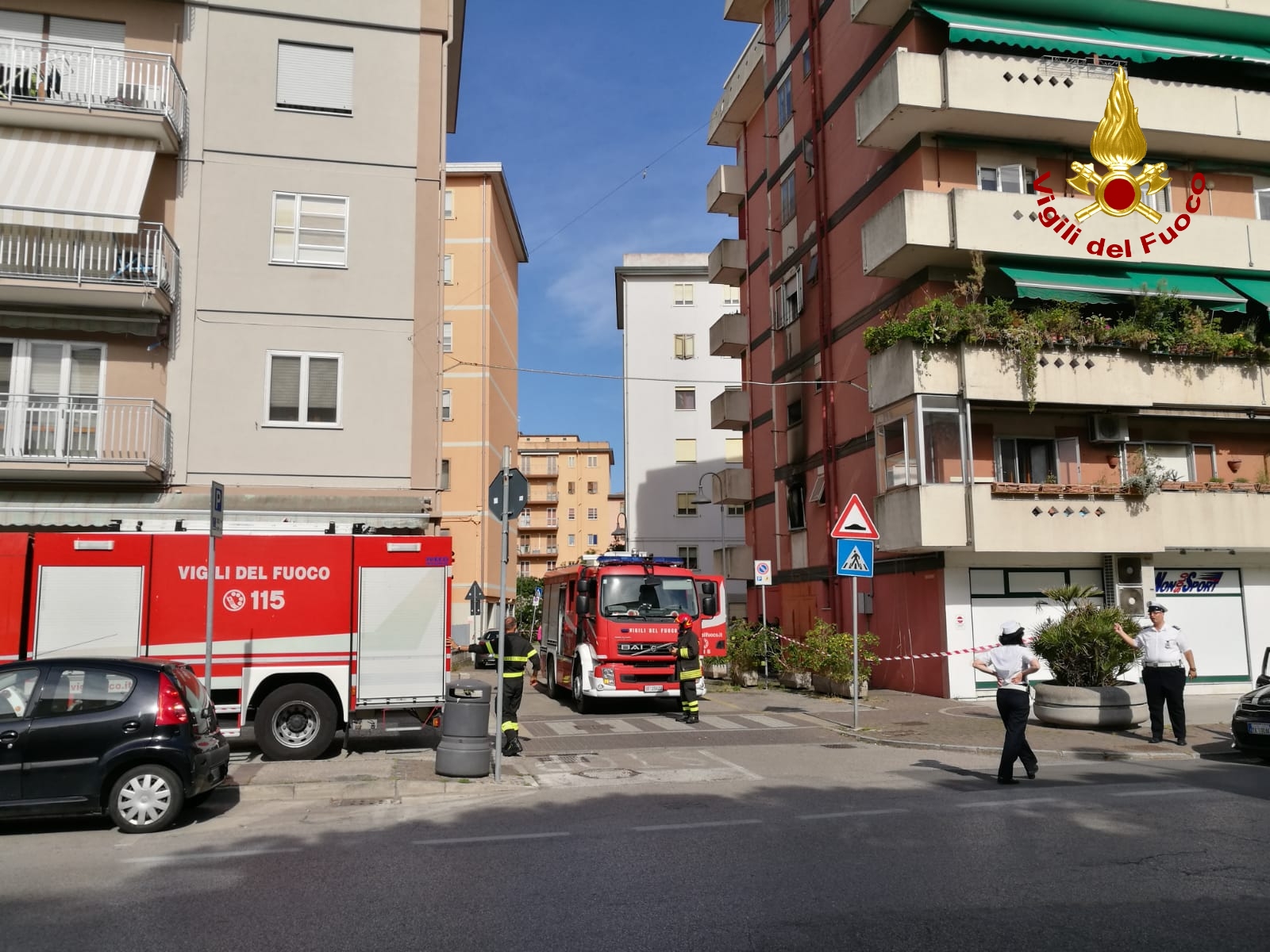 Venezia, incendio appartemento a Chioggia