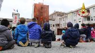 Vicenza, gli scolari della scuola dell'infanzia e primaria in visita presso il Comando
