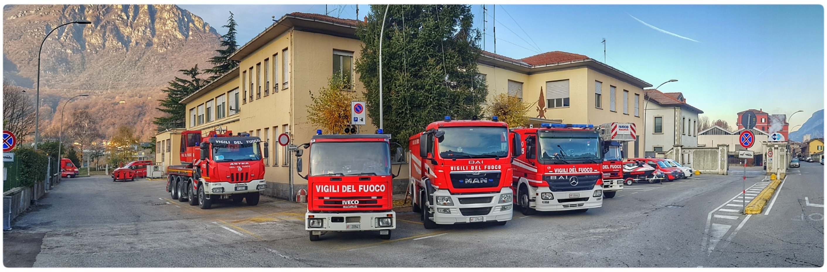 Foto panoramica caserma