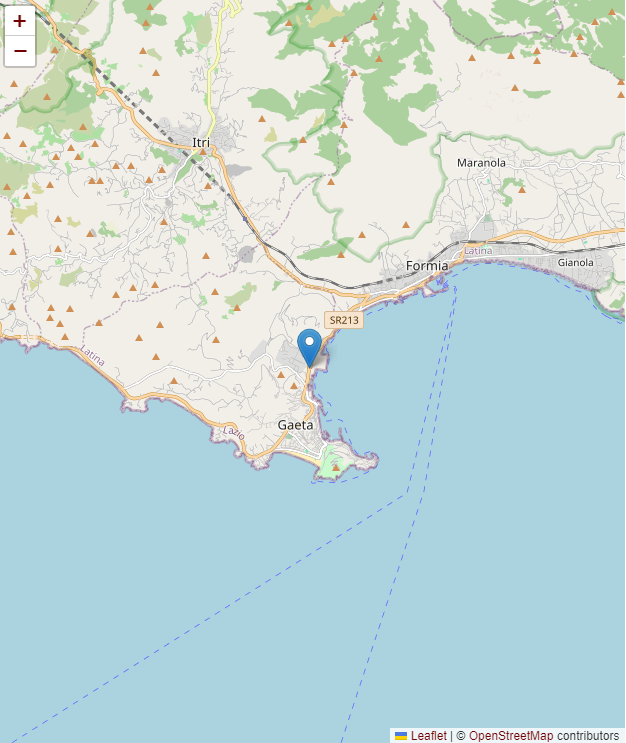 Distaccamento portuale Gaeta.png Dislocazione sul territorio