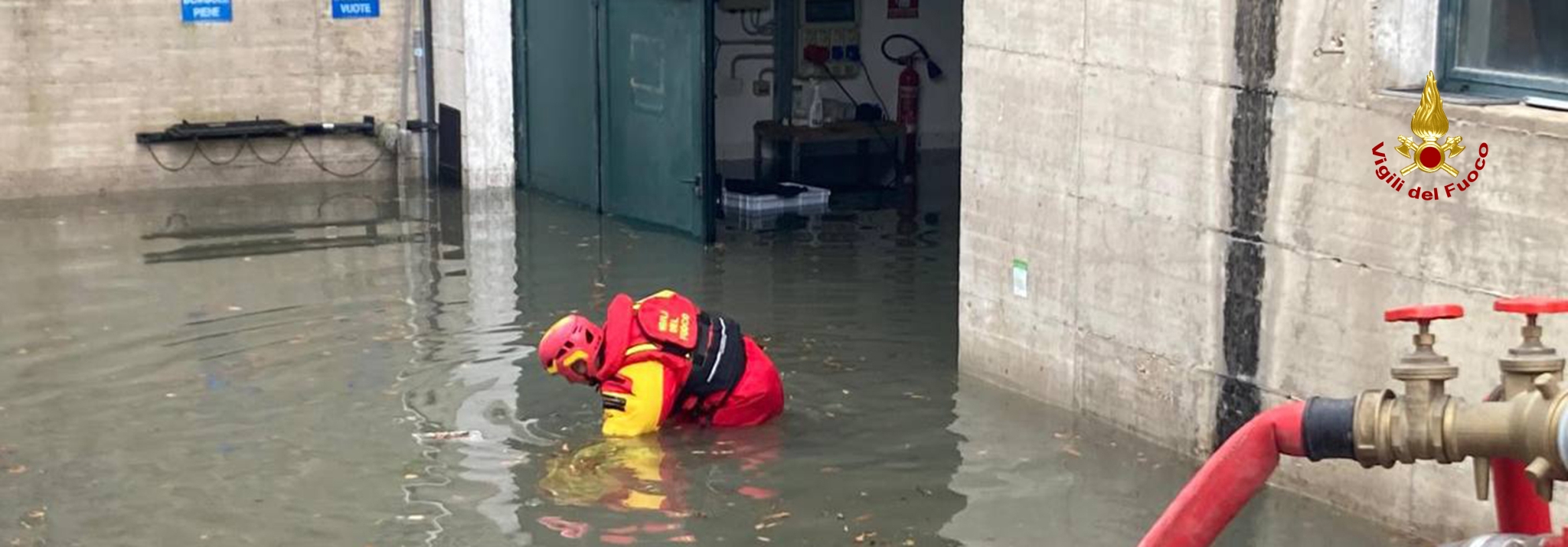 Inverventi dei Vigili del fuoco a causa del maltempo