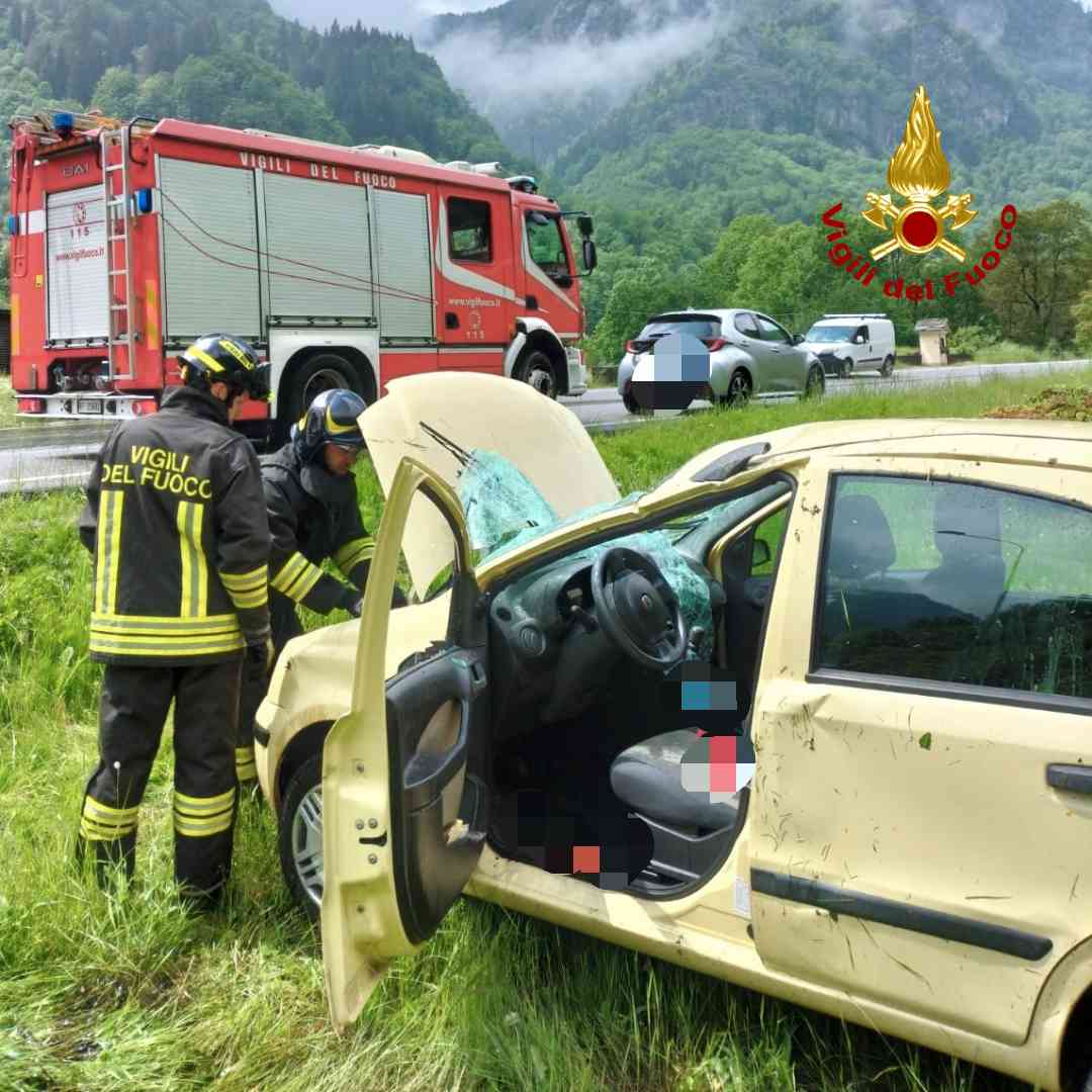 Incidente stradale sulla SP299, Campertogno (VC)