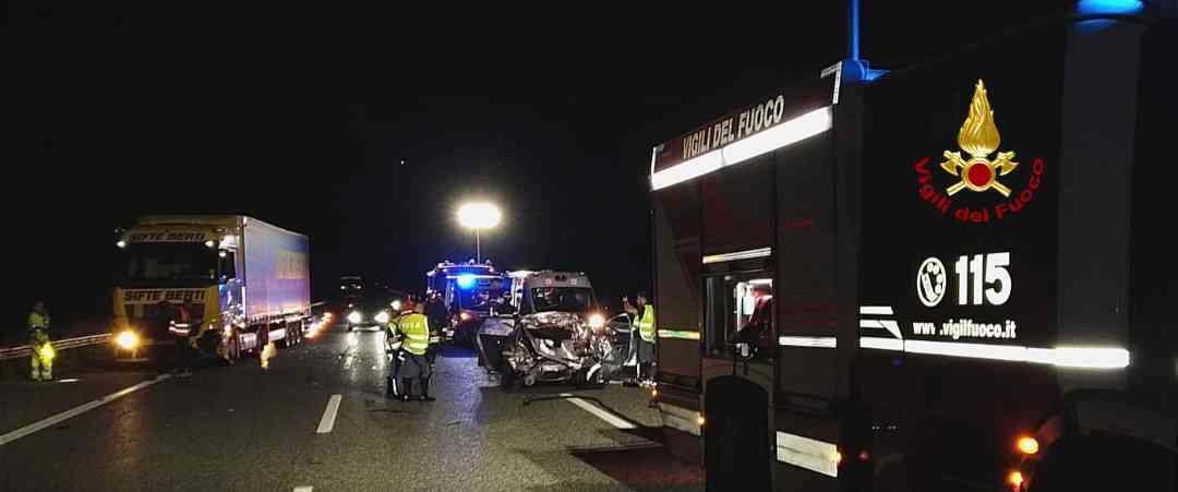 Incidente stradale sulla A26