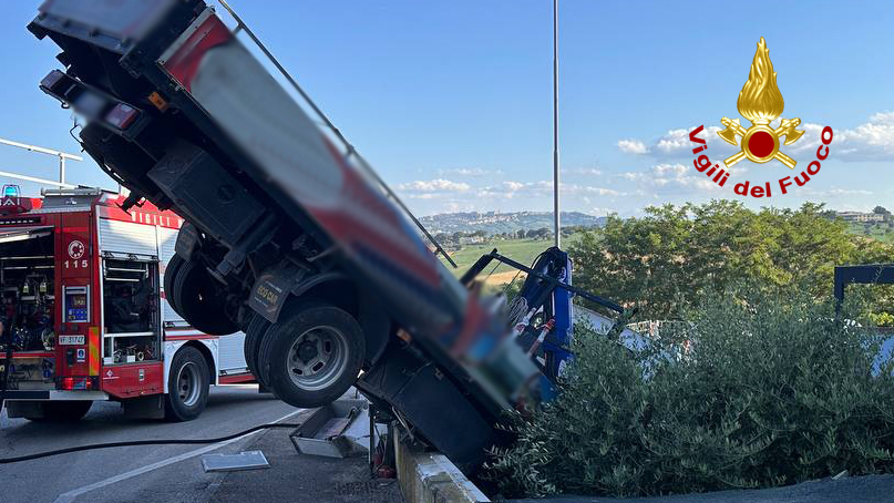 Incidente stradale a Castelfidardo