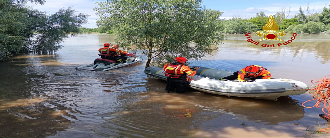 Prosegue il lavoro dei Vigili del fuoco per la ricerca della donna scomparsa sabato scorso ad Albaredo d’Adige