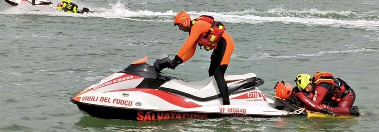 Venezia, concluso il corso moto d'acqua per 15 vigili del fuoco