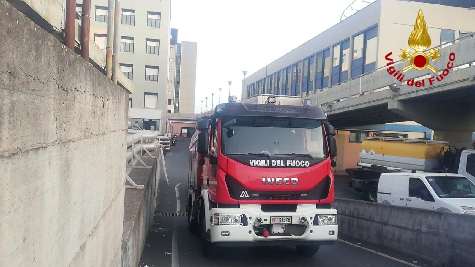 Sversamento di gasolio al Policlinico di Catania