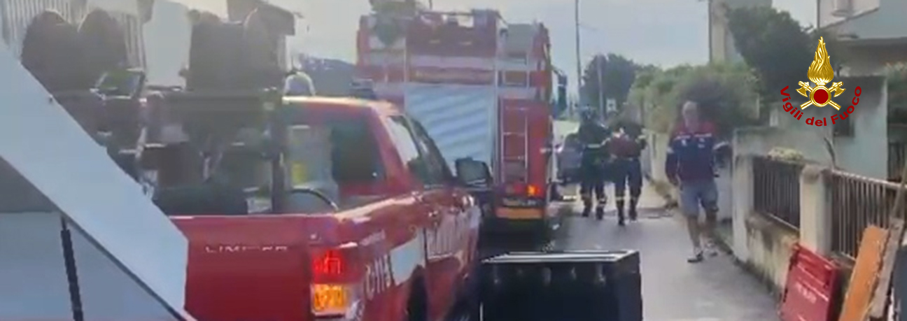 Castelfranco Veneto, oltre 140 chiamate ai vigili del fuoco per l'esondazione dell'Avenale