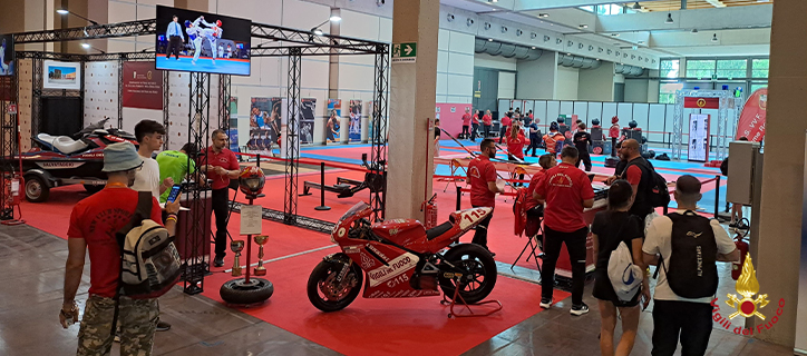 Rimini Wellness, 2000 persone visitano lo stand dei Vigili del fuoco