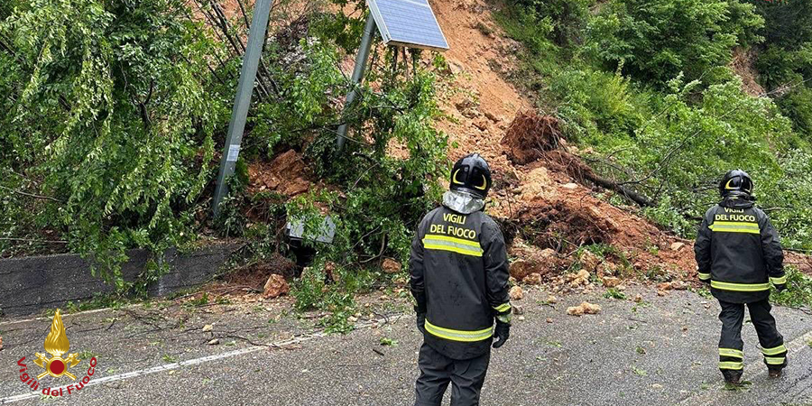Brescia, decine di interventi per maltempo
