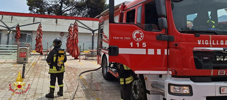 Incendio in un fast food