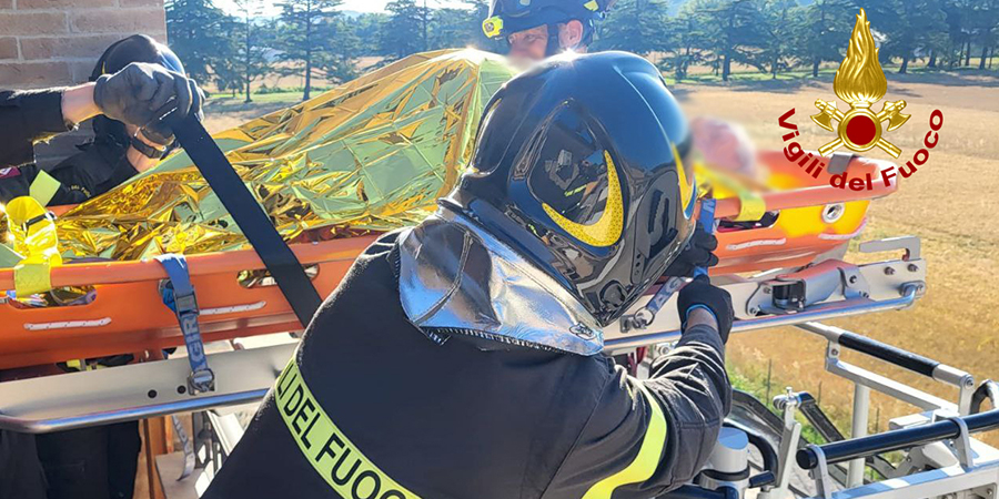Soccorsa persona a Montegiorgio
