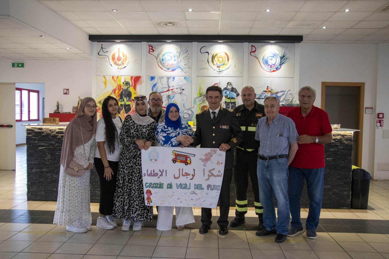 Ringraziamenti della Comunità Islamica ai Vigili del fuoco di Ancona