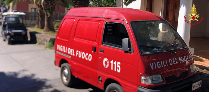 Soccorso un uomo a Stromboli