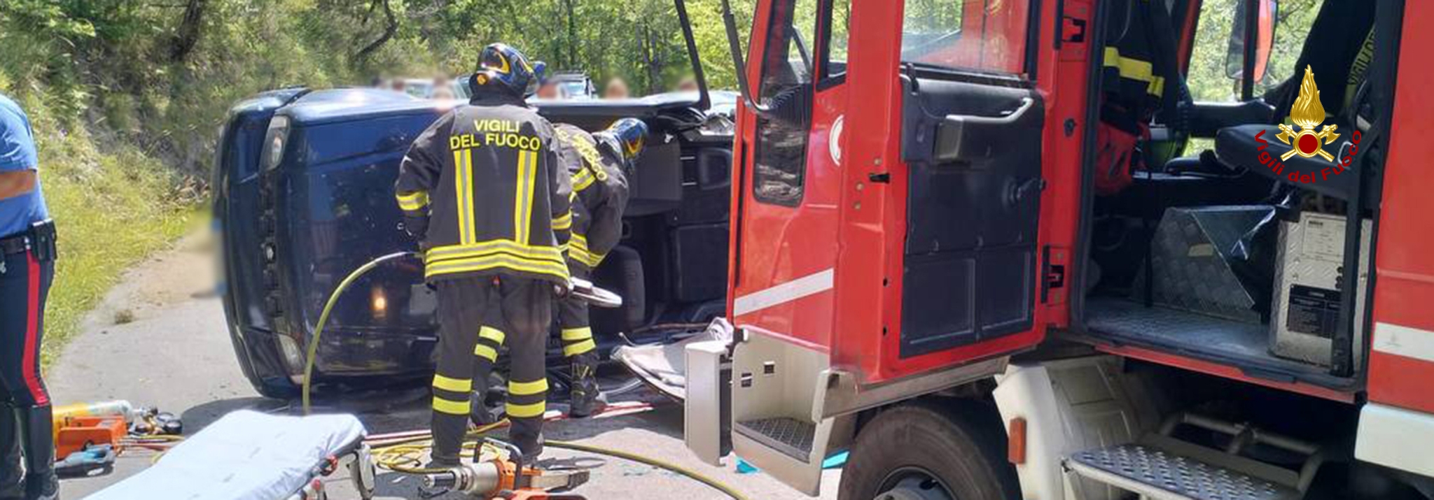 Incidente stradale ad Acquasanta Terme