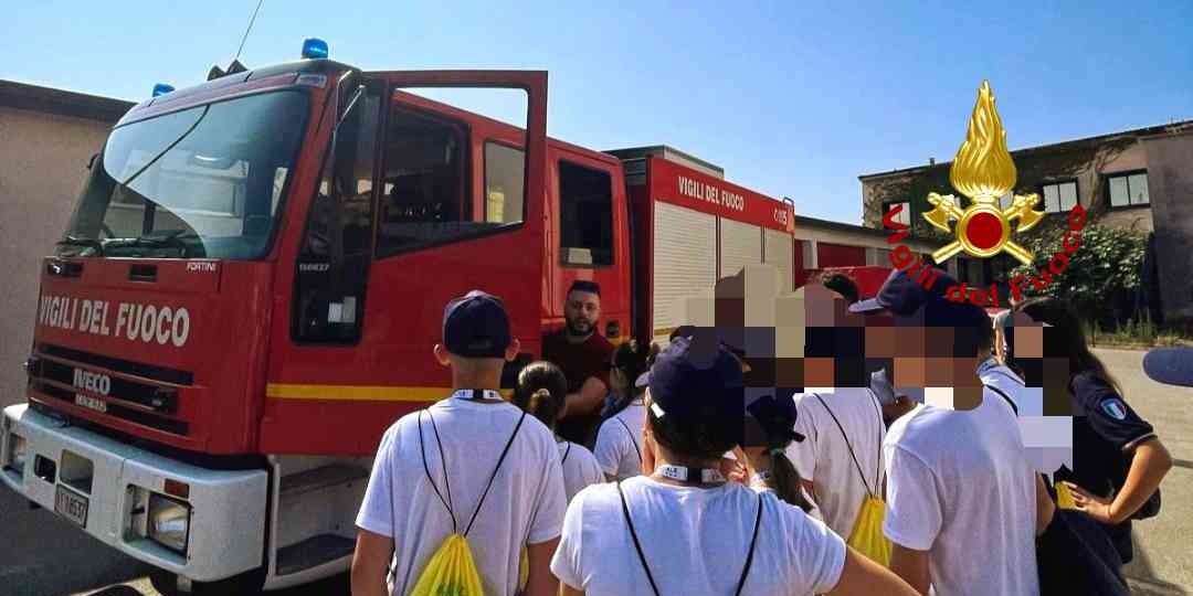 Il distaccamento volontario dei Vigili del fuoco di Trino Vercellese apre le porte ai giovani in occasione del "Chintana Campus"