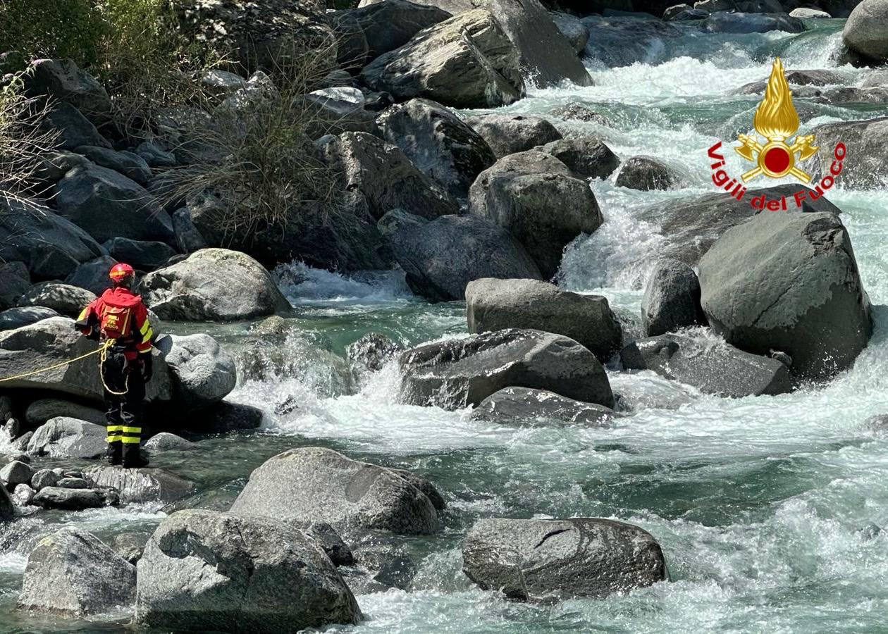 Soccorso persona in Torrente Val Masino