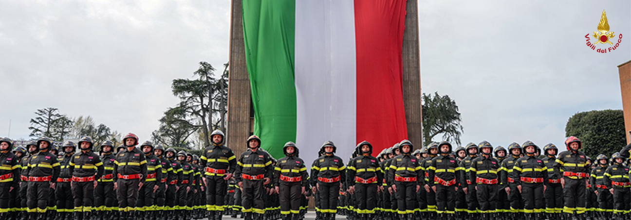 Giuramento di 552 allievi Vigili del fuoco, presente il Ministro dell’Interno Piantedosi