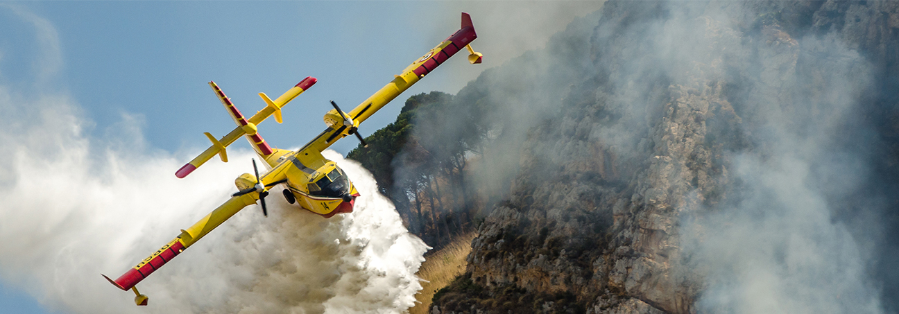 Incendi boschivi in Albania: partiti due canadair dall’Italia