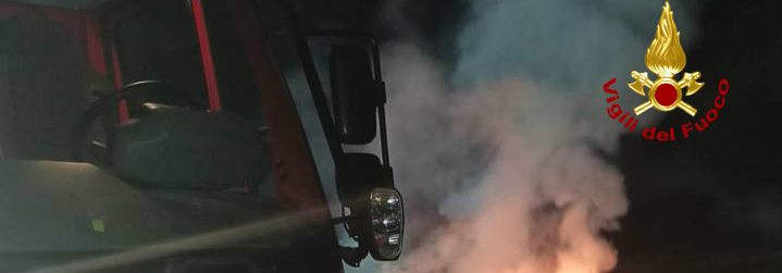 Vigili del fuoco impegati nella notte in diversi interventi