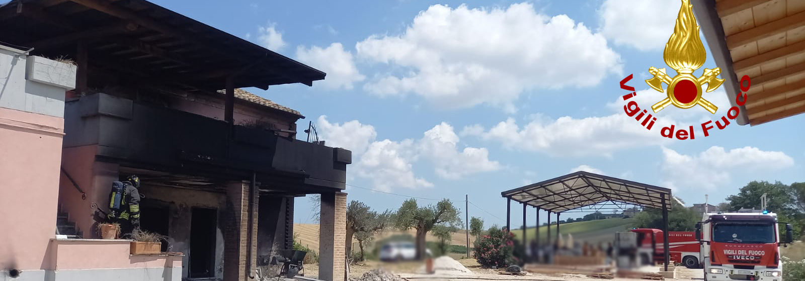 Corridonia 00.jpg Incendio di un'abitazione a Corridonia