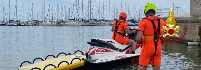 Al via il servizio di presidio acquatico dei Vigili del fuoco sul litorale di Grottammare
