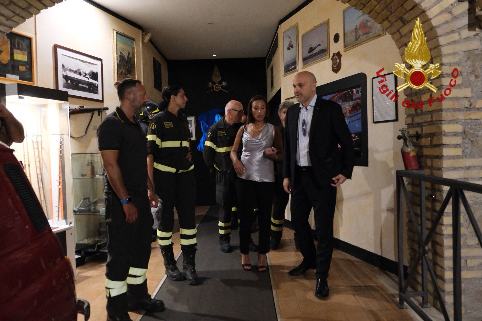 Museo Roma città del fuoco: la visita del Sottosegretario all’Interno Prisco e del Capo del Corpo Nazionale dall'Oppio
