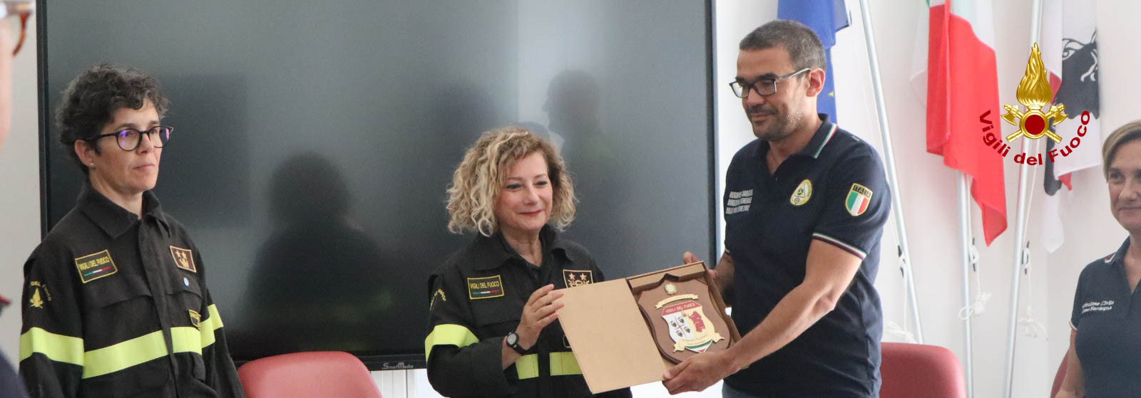 Cerimonia di chiusura dei seminari informativi sulle tecniche di Topografia Applicata al Soccorso