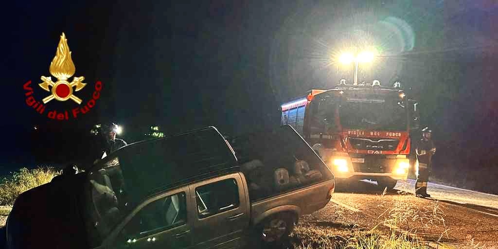 Incidente stradale sulla SP18 nel comune di Lignana