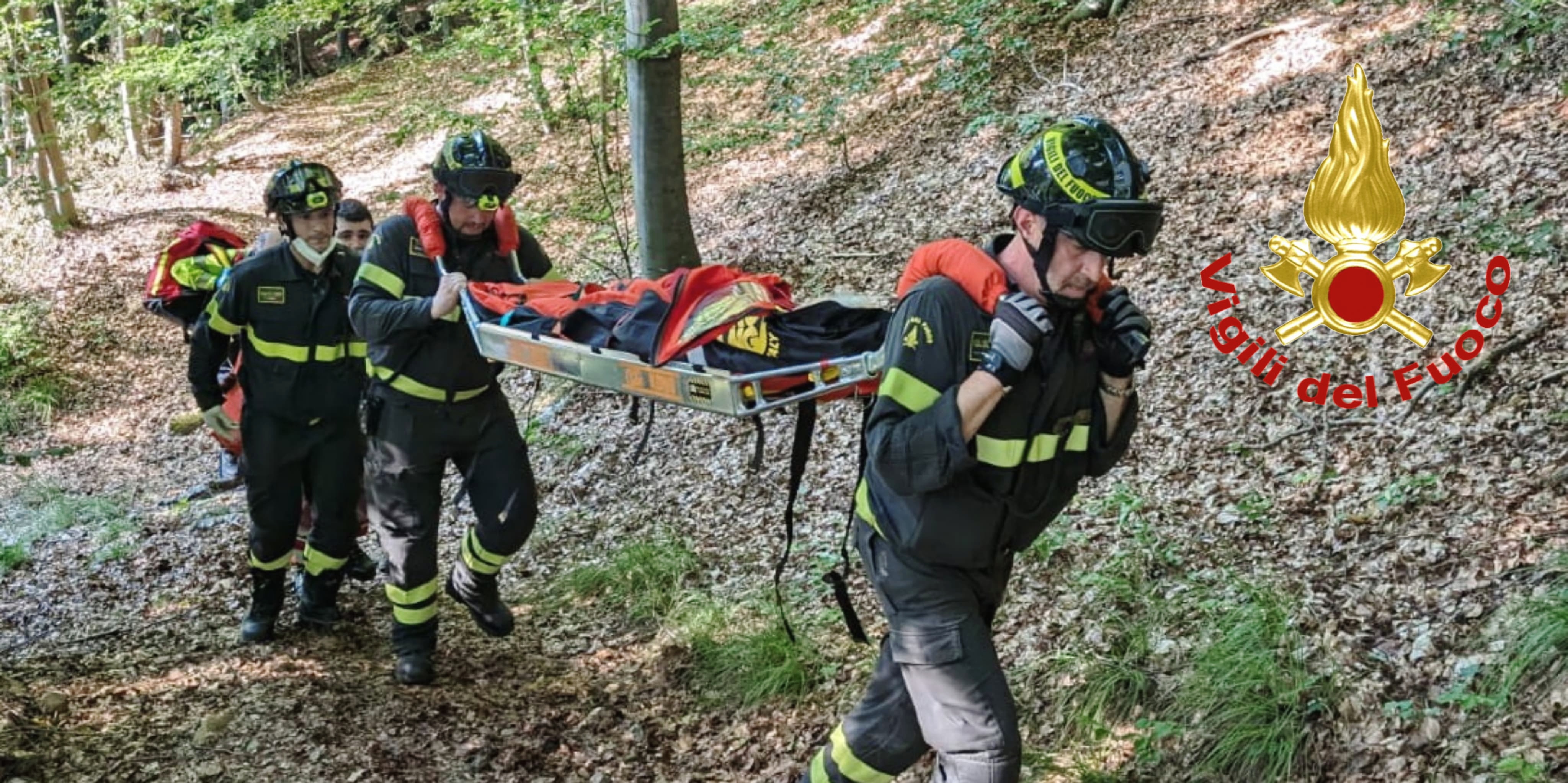 Soccorso a persona a Folecchio di Rossa