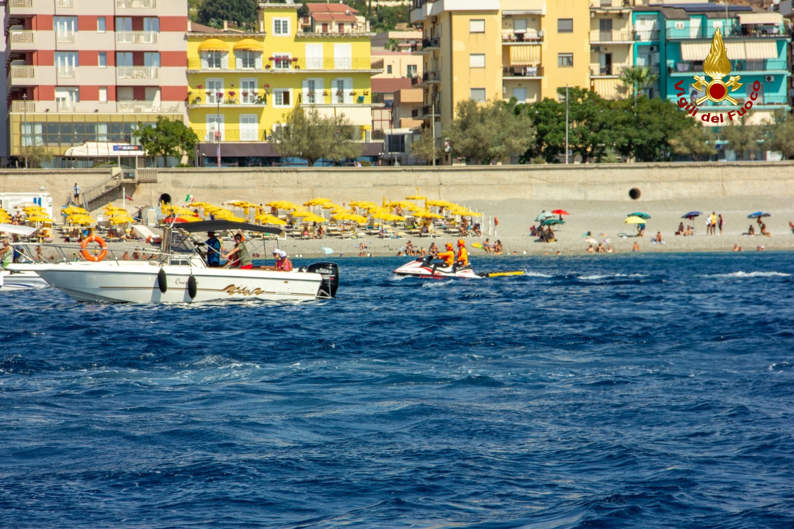 Img 0.jpg I Vigili del fuoco presenti all'evento "Noi Handiamo in barca 2024"